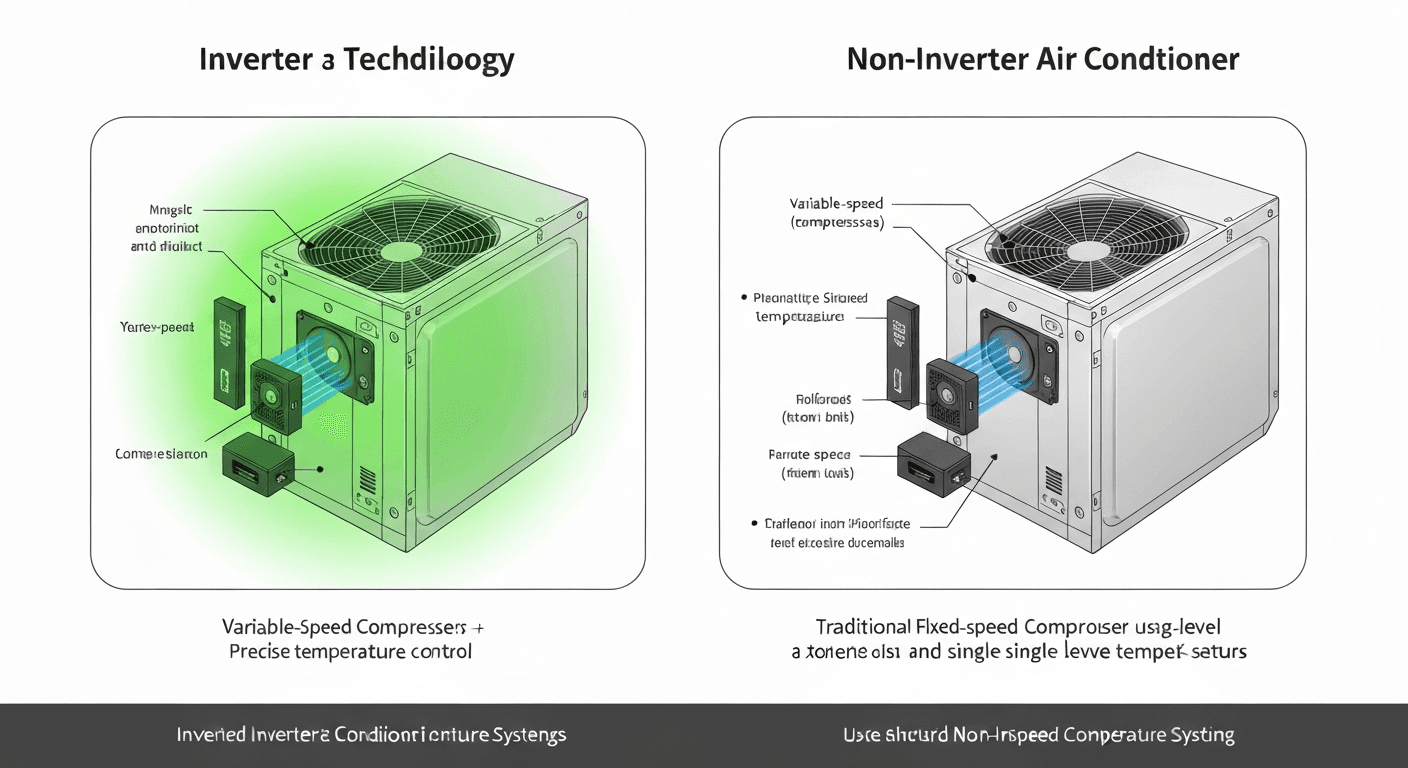 Daikin Inverter vs Non-Inverter — Mana Lebih Jimat?